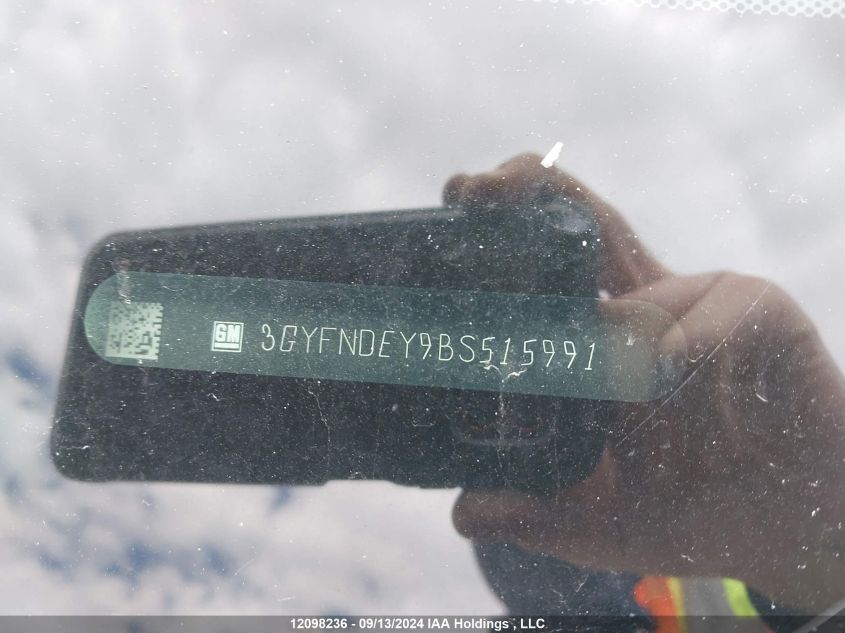2011 Cadillac Srx Luxury Collection VIN: 3GYFNDEY9BS515991 Lot: 12098236