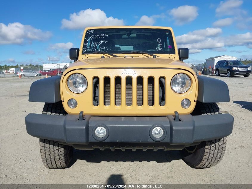 2014 Jeep Wrangler Sport VIN: 1C4AJWAG0EL226979 Lot: 12098254