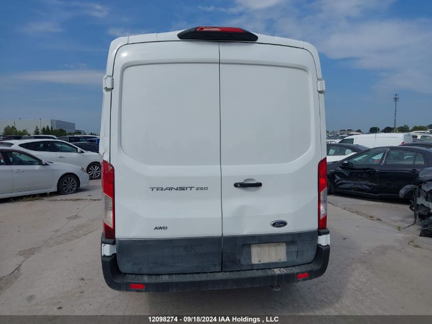 2021 Ford Transit T-250 VIN: 1FTBR2C88MKA72800 Lot: 12098274