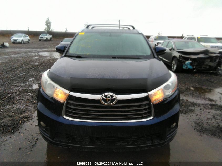 2014 Toyota Highlander Limited/Ltd Platnum VIN: 5TDDKRFH4ES055827 Lot: 12098282