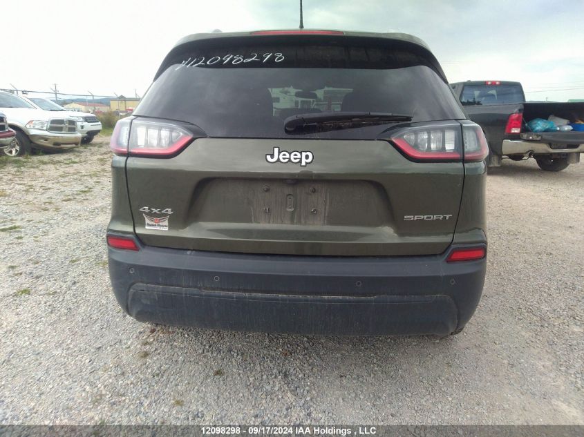 2020 Jeep Cherokee Sport VIN: 1C4PJMAB6LD640410 Lot: 12098298