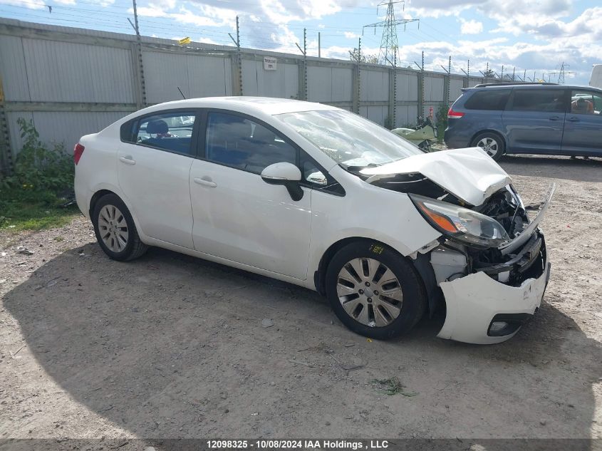 2015 Kia Rio VIN: KNADN4A38F6495442 Lot: 12098325