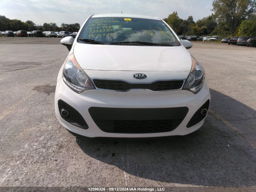 2014 Kia Rio VIN: KNADN5A36E6912044 Lot: 12098326