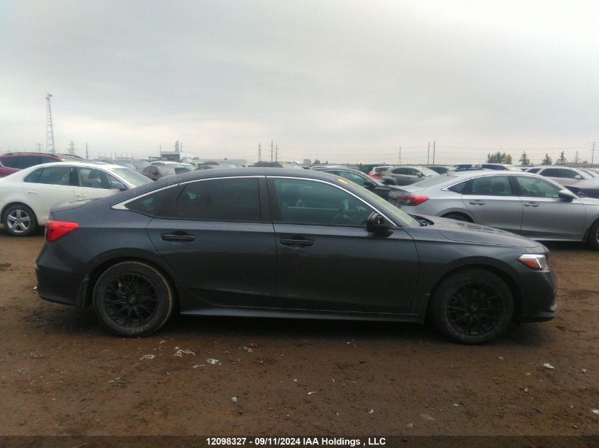 2HGFE2F27NH108989 2022 Honda Civic Sedan