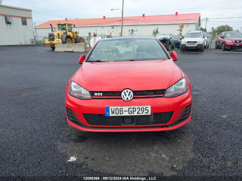 3VW4T7AU4FM025196 2015 Volkswagen Golf Gti