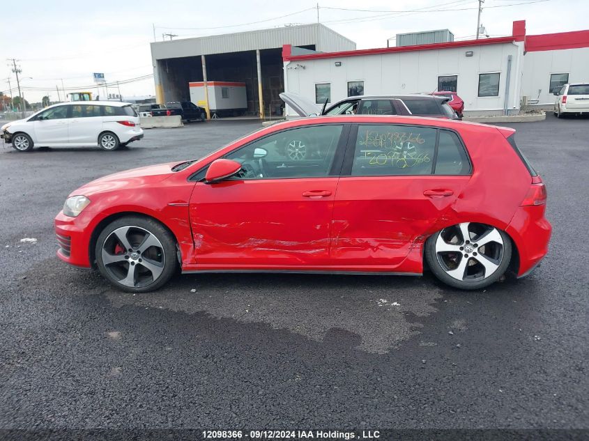 3VW4T7AU4FM025196 2015 Volkswagen Golf Gti