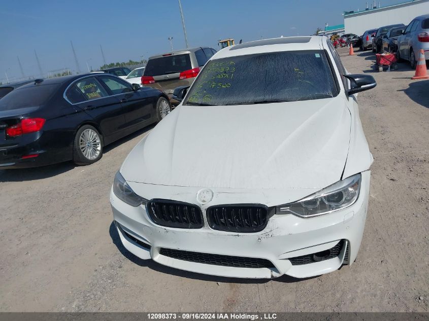 2015 BMW 328 Xi VIN: WBA3B3G55FNT17520 Lot: 12098373