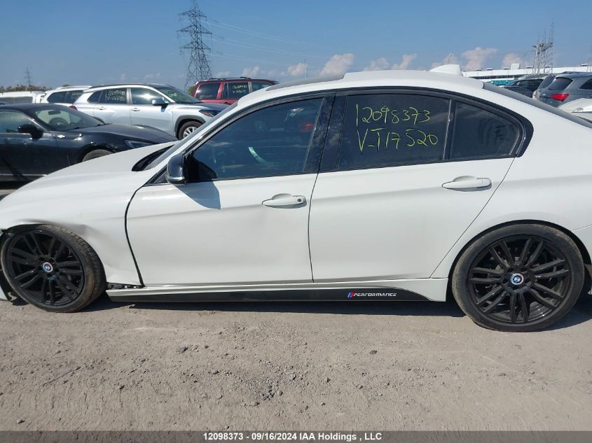 2015 BMW 328 Xi VIN: WBA3B3G55FNT17520 Lot: 12098373