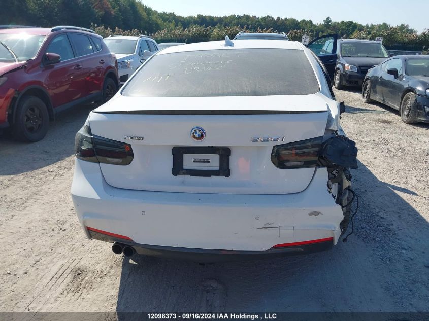 2015 BMW 328 Xi VIN: WBA3B3G55FNT17520 Lot: 12098373