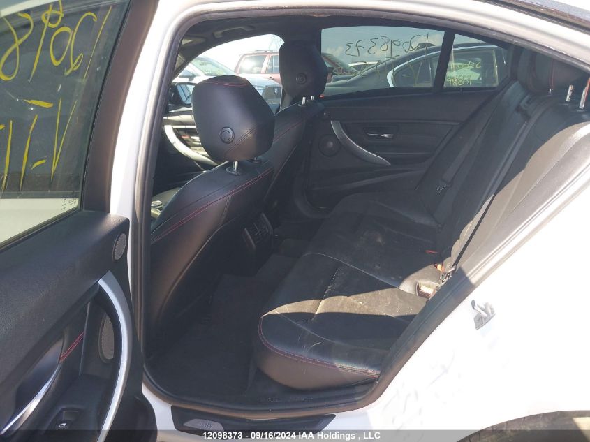 2015 BMW 328 Xi VIN: WBA3B3G55FNT17520 Lot: 12098373