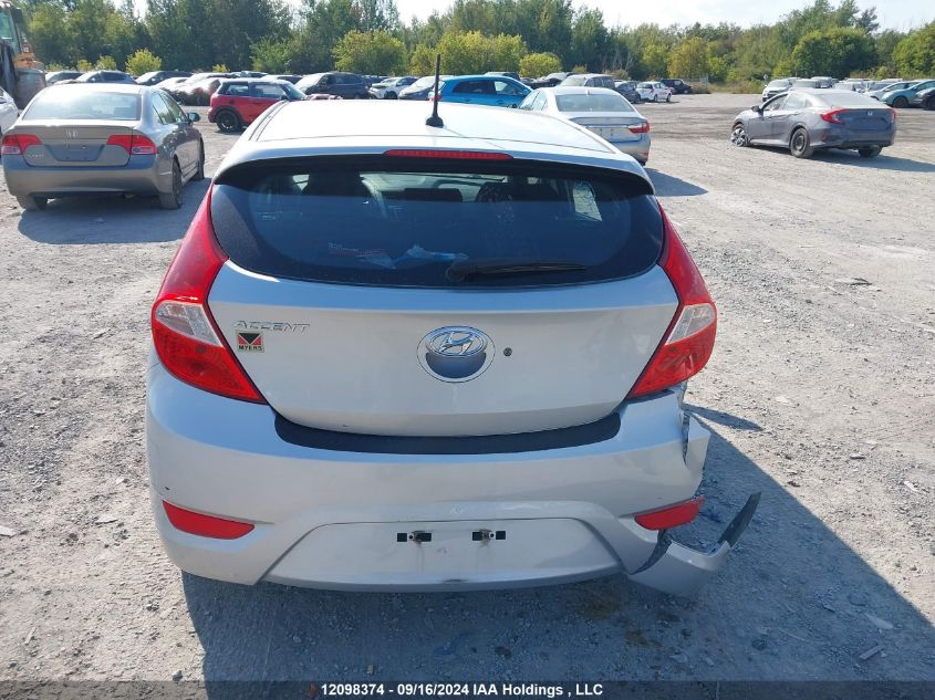 2015 Hyundai Accent Gl VIN: KMHCT5AEXFU214020 Lot: 12098374