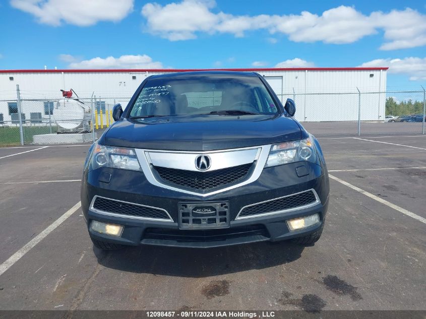 2011 Acura Mdx VIN: 2HNYD2H26BH004877 Lot: 12098457