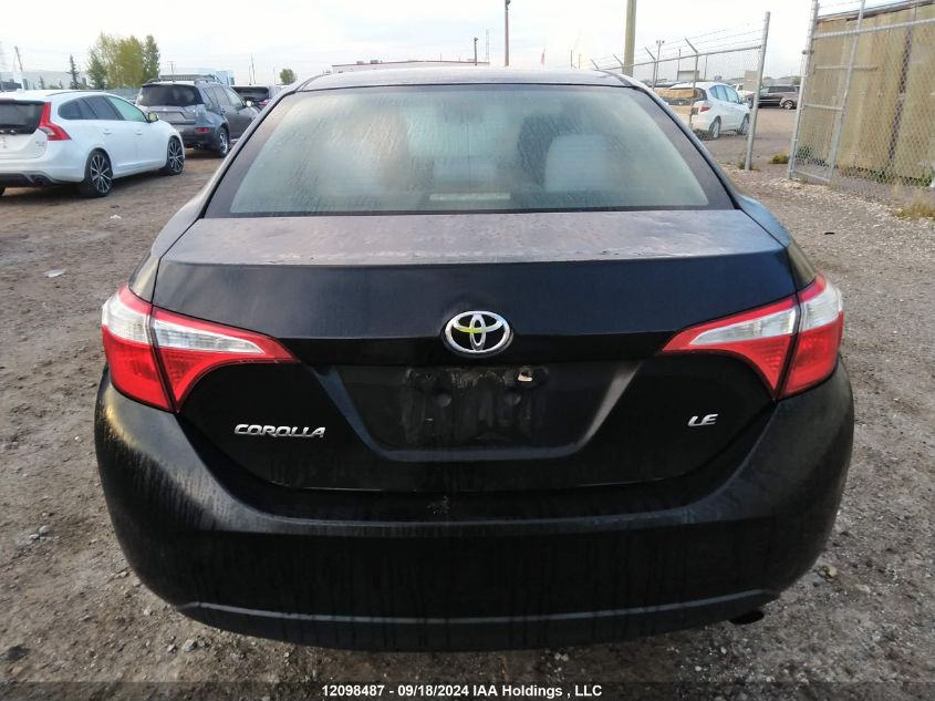 2014 Toyota Corolla L/Le/Le Pls/Prm/S/S Pls VIN: 2T1BURHE6EC166781 Lot: 12098487