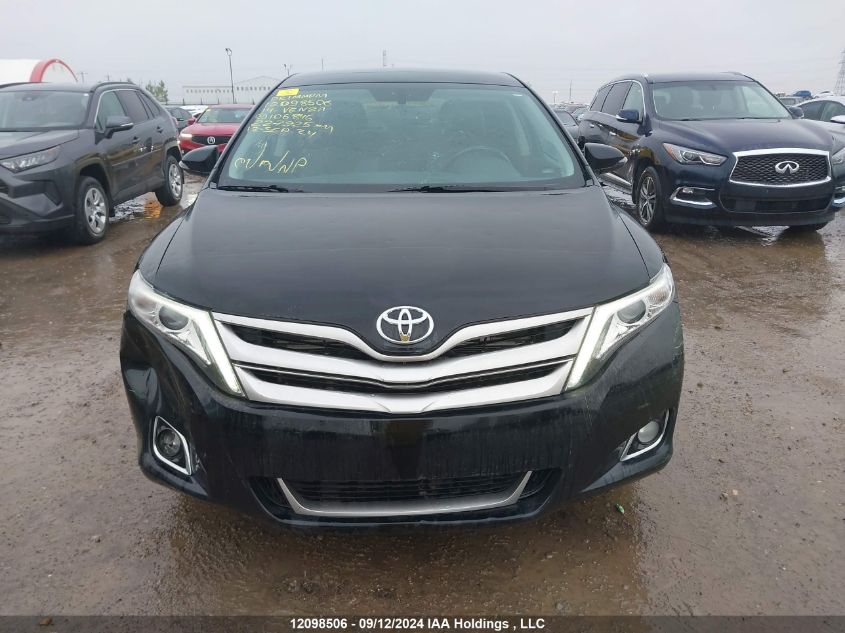 2014 Toyota Venza Le/Xle/Limited VIN: 4T3BK3BB6EU106846 Lot: 12098506