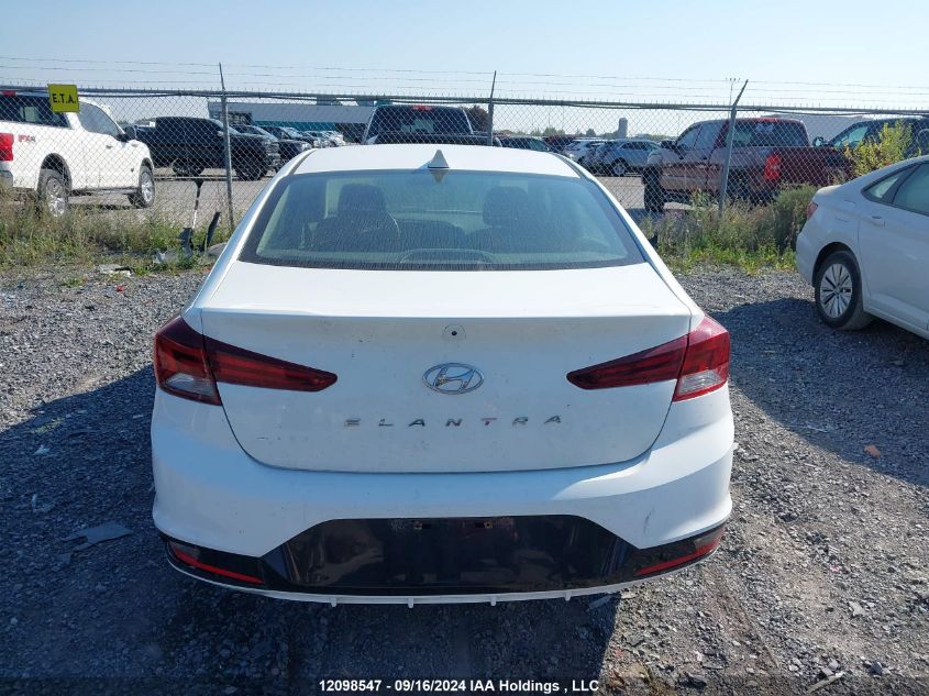 2019 Hyundai Elantra Preferred VIN: KMHD84LF5KU736103 Lot: 12098547