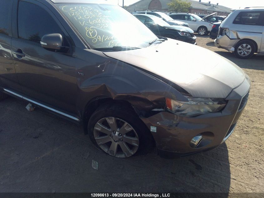 2012 Mitsubishi Outlander Gt VIN: JA4JT5AX6CU608861 Lot: 12098613