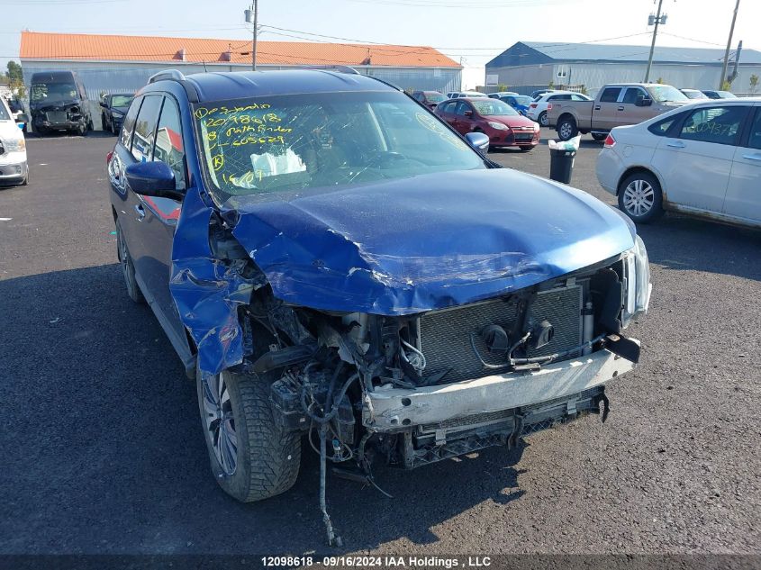 2018 Nissan Pathfinder S/Sv/Sl/Platinum VIN: 5N1DR2MM9JC605629 Lot: 12098618