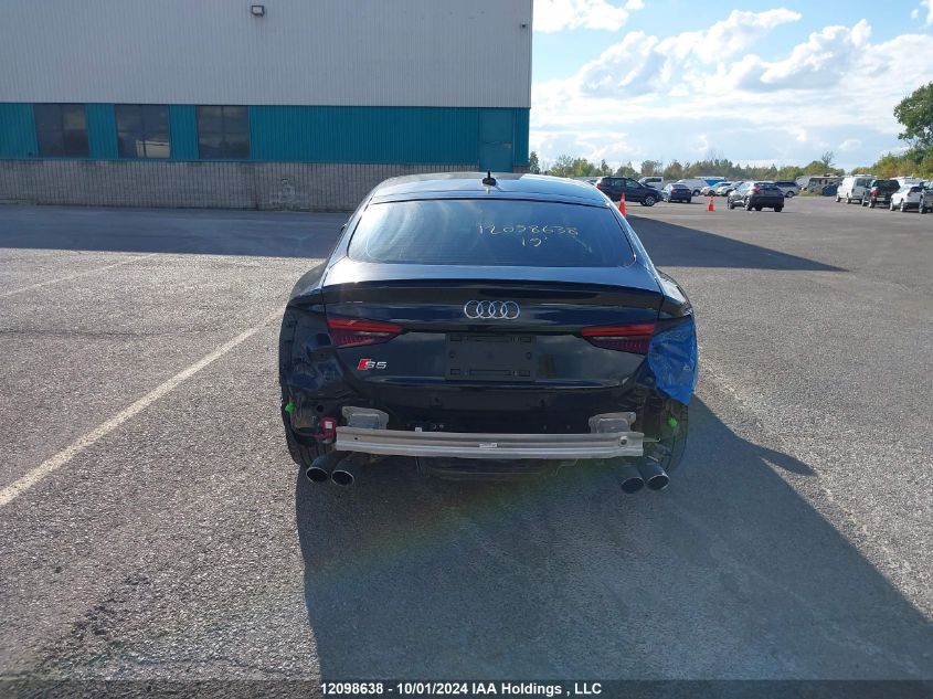 2019 Audi S5 Sportback VIN: WAUC4CF58KA076307 Lot: 12098638