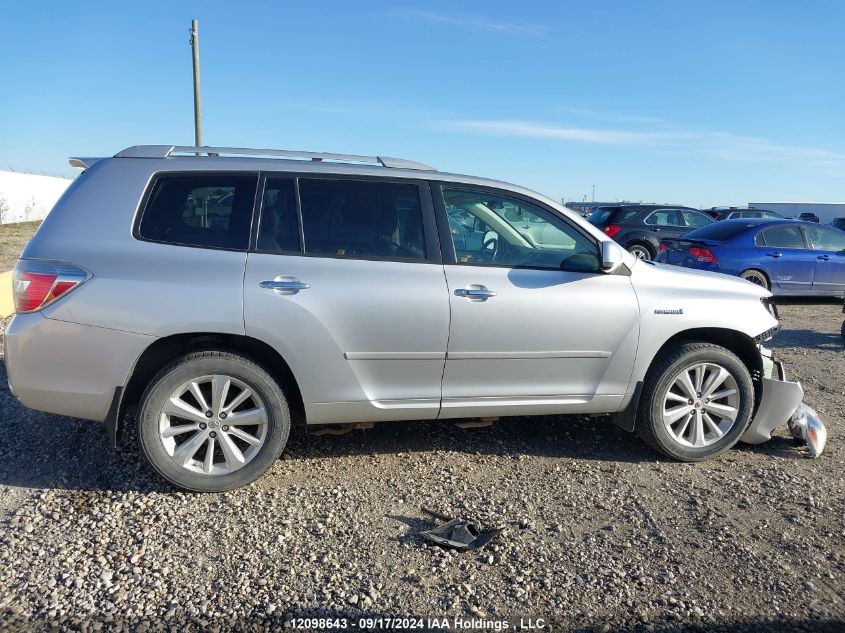 2008 Toyota Highlander Hybrid Limited VIN: JTEEW44A882025352 Lot: 12098643