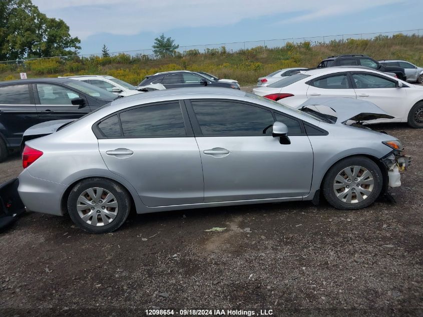 2012 Honda Civic Sdn VIN: 2HGFB2E40CH013182 Lot: 12098654