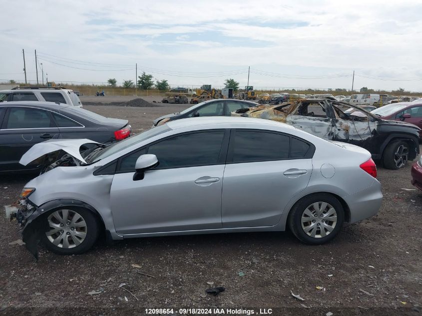 2012 Honda Civic Sdn VIN: 2HGFB2E40CH013182 Lot: 12098654