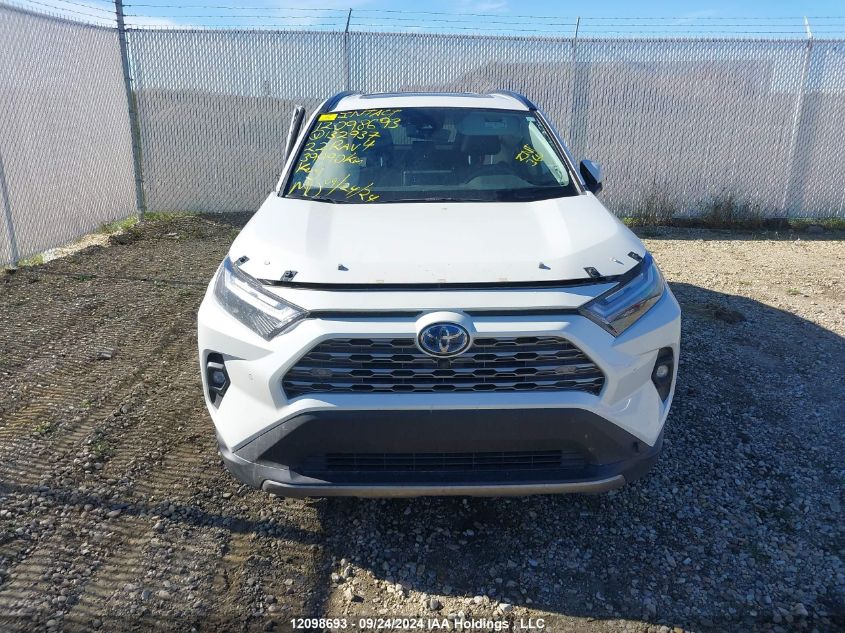 2022 Toyota Rav4 Limited VIN: 2T3DWRFV1NW132937 Lot: 12098693