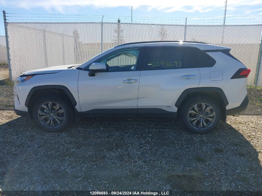 2022 Toyota Rav4 Limited VIN: 2T3DWRFV1NW132937 Lot: 12098693