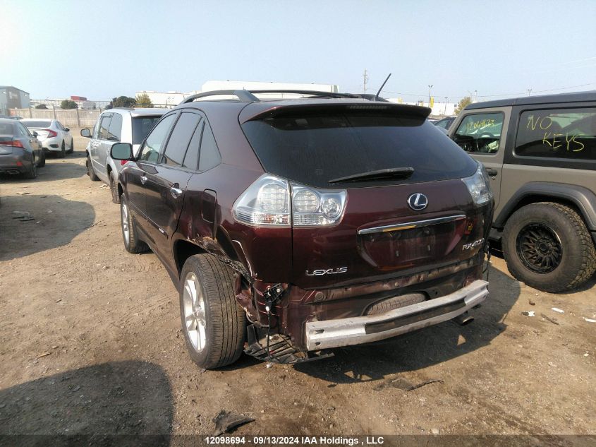 2008 Lexus Rx 400H VIN: JTJHW31U082067957 Lot: 12098694