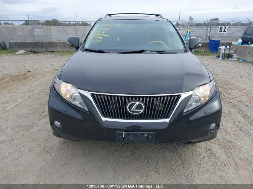 2012 Lexus Rx 350 VIN: 2T2BK1BA8CC144240 Lot: 12098736