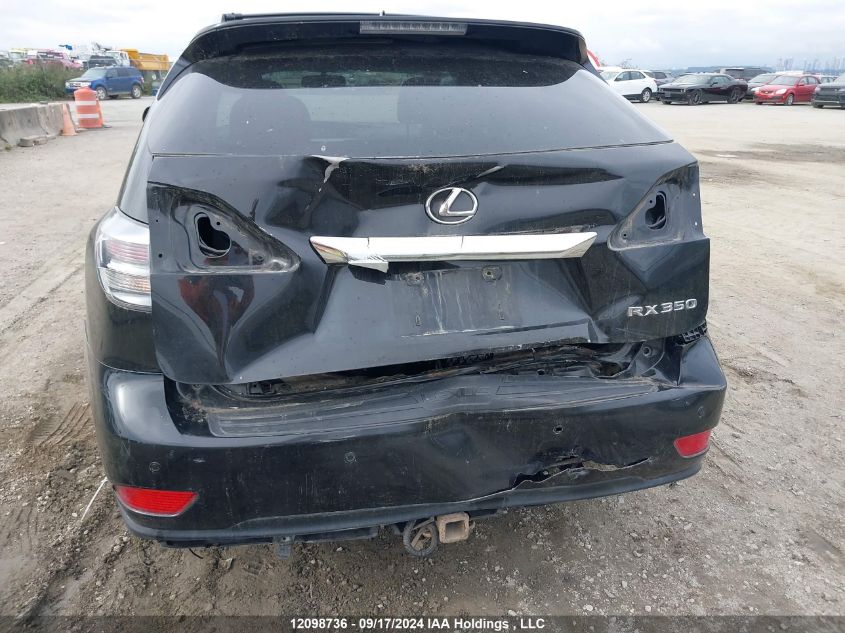 2012 Lexus Rx 350 VIN: 2T2BK1BA8CC144240 Lot: 12098736