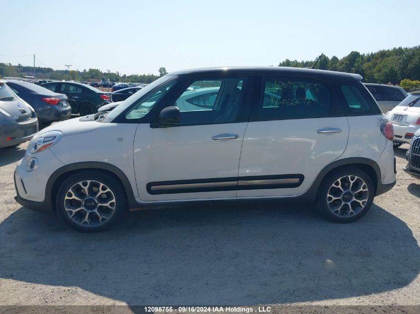 2014 Fiat 500L Trekking VIN: ZFBCFADH7EZ026697 Lot: 12098755