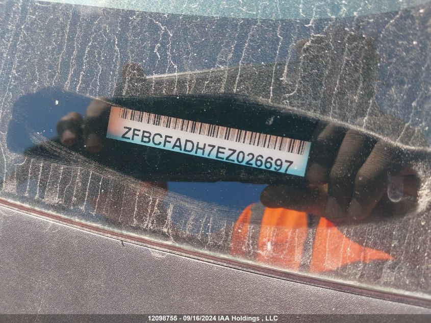 2014 Fiat 500L Trekking VIN: ZFBCFADH7EZ026697 Lot: 12098755