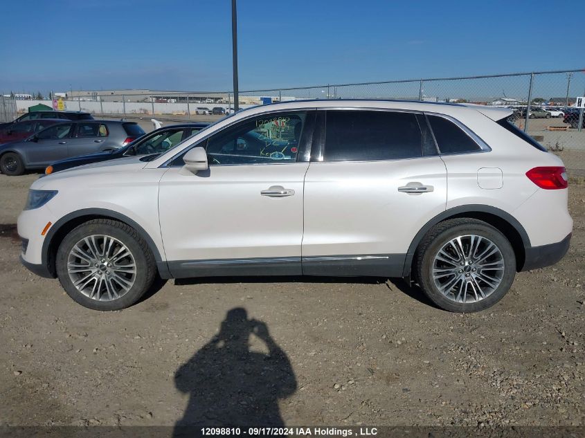 2016 Lincoln Mkx Reserve VIN: 2LMTJ8LR2GBL38978 Lot: 12098810