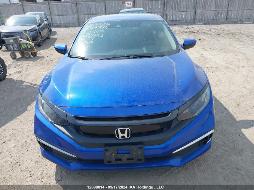 2019 Honda Civic Sedan VIN: 2HGFC2F56KH027493 Lot: 12098814