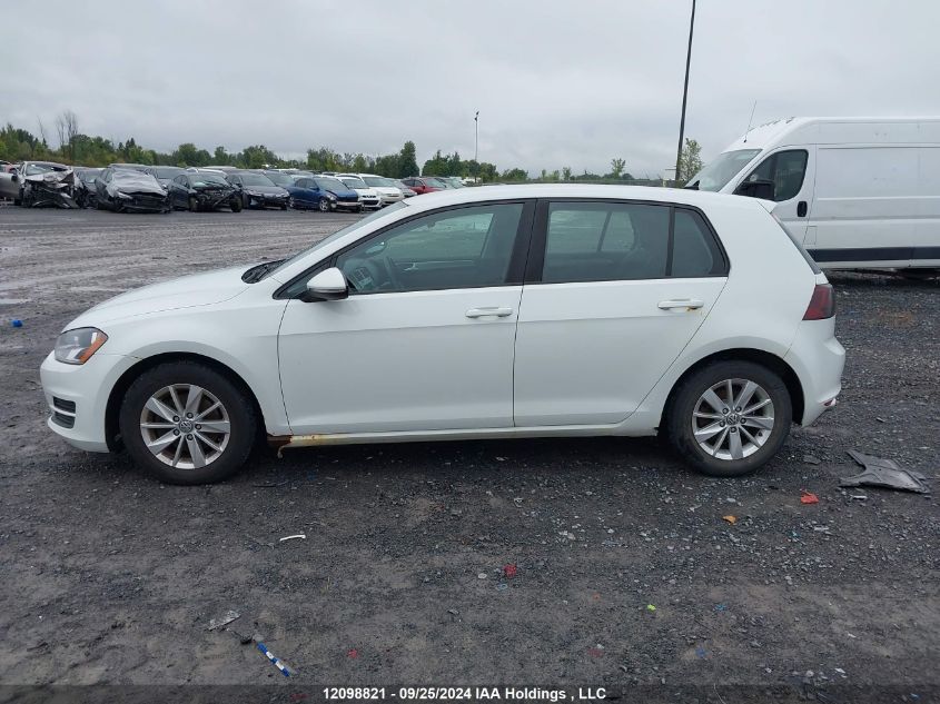 2015 Volkswagen Golf VIN: 3VW117AU4FM008973 Lot: 12098821