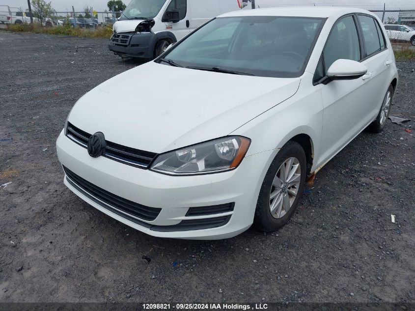 2015 Volkswagen Golf VIN: 3VW117AU4FM008973 Lot: 12098821