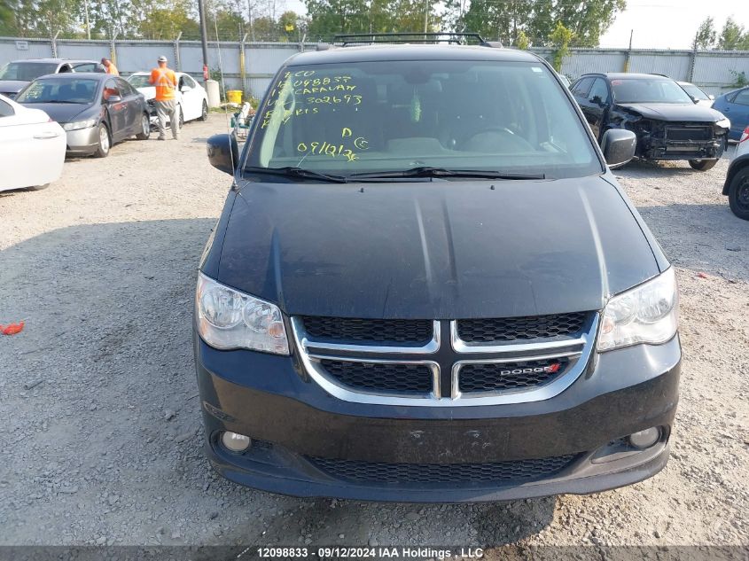 2018 Dodge Grand Caravan Crew VIN: 2C4RDGDG5JR302693 Lot: 12098833