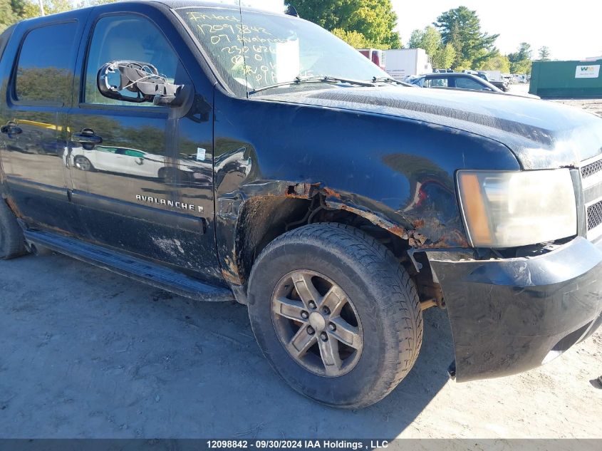 2007 Chevrolet Avalanche 1500 VIN: 3GNFK12387G230626 Lot: 12098842