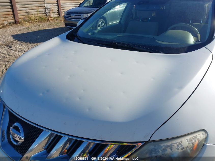 2010 Nissan Murano Sl VIN: JN8AZ1MWXAW101449 Lot: 12098871