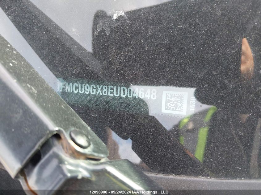 2014 Ford Escape Se VIN: 1FMCU9GX8EUD04648 Lot: 12098900