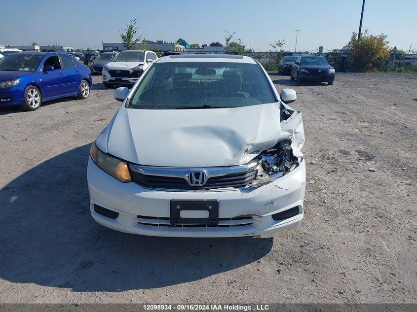 2012 Honda Civic Ex 4Dr VIN: 2HGFB2F50CH114360 Lot: 12098934