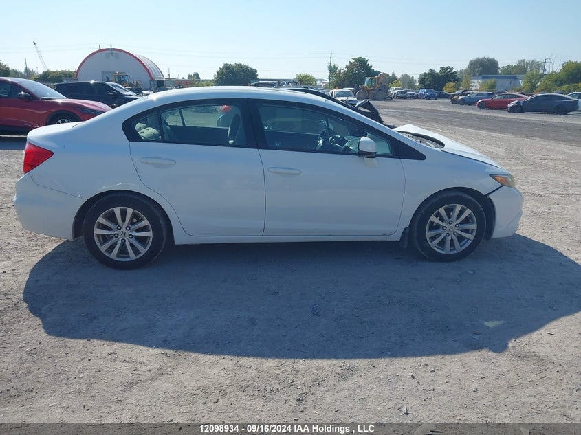 2012 Honda Civic Ex 4Dr VIN: 2HGFB2F50CH114360 Lot: 12098934