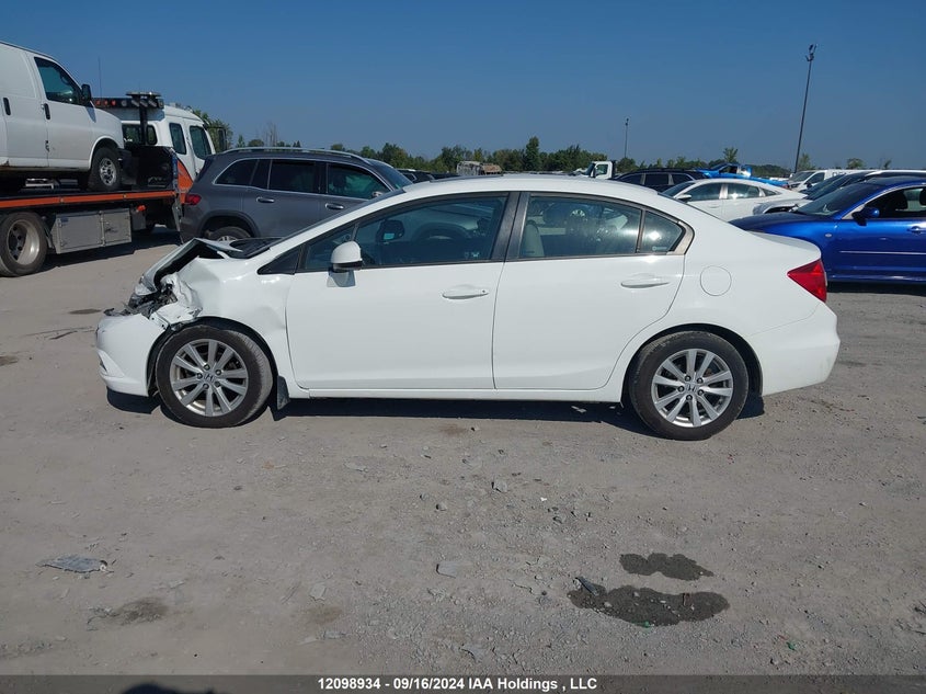 2012 Honda Civic Ex 4Dr VIN: 2HGFB2F50CH114360 Lot: 12098934