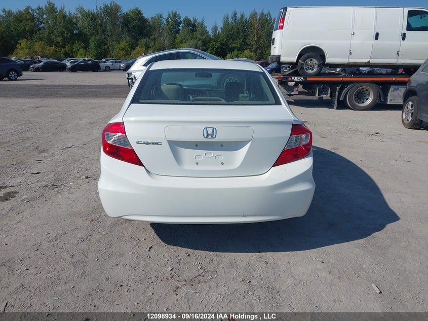 2012 Honda Civic Ex 4Dr VIN: 2HGFB2F50CH114360 Lot: 12098934