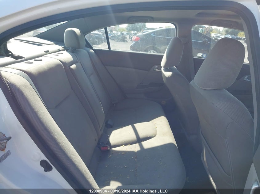 2012 Honda Civic Ex 4Dr VIN: 2HGFB2F50CH114360 Lot: 12098934