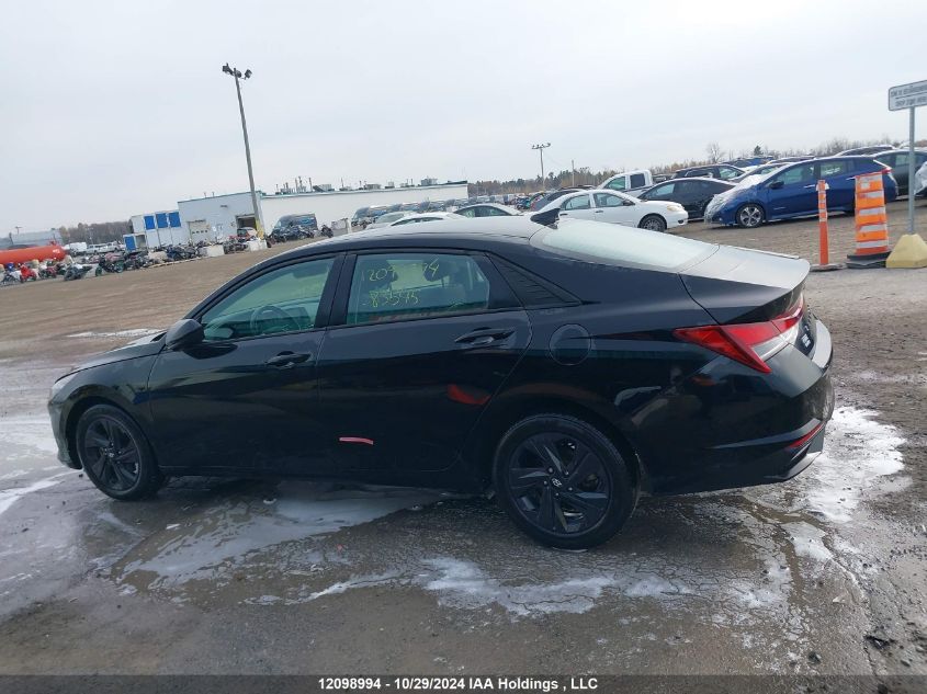 2022 Hyundai Elantra Sel VIN: KMHLM4AG7NU283545 Lot: 12098994