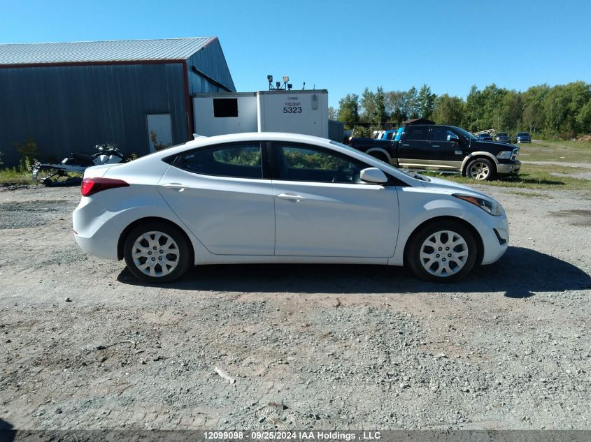 2015 Hyundai Elantra Gl VIN: 5NPDH4AE5FH577632 Lot: 12099098