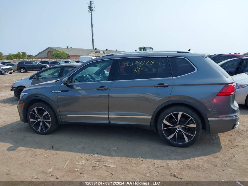 2022 Volkswagen Tiguan VIN: 3VV4B7AX1NM146168 Lot: 12099124