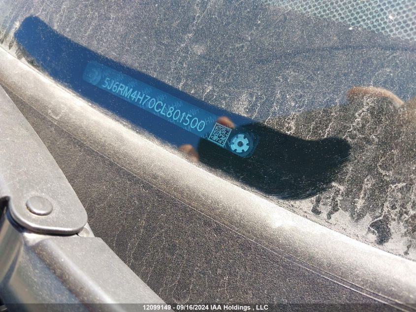 2012 Honda Cr-V VIN: 5J6RM4H70CL801500 Lot: 12099149