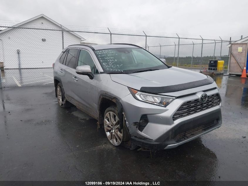 2021 Toyota Rav4 Limited VIN: 2T3D1RFV6MC166144 Lot: 12099186